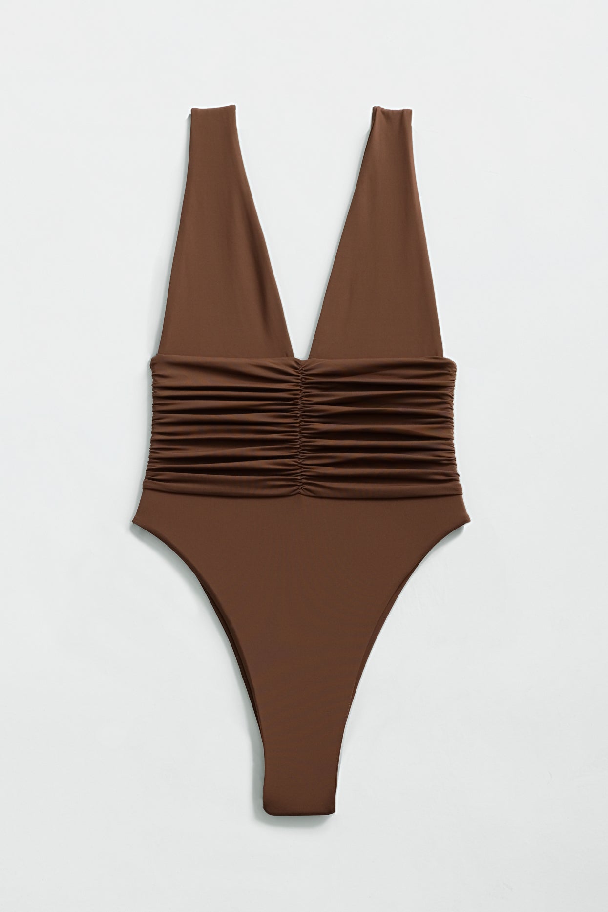 Echo One Piece Moderate Coverage - Chocolate