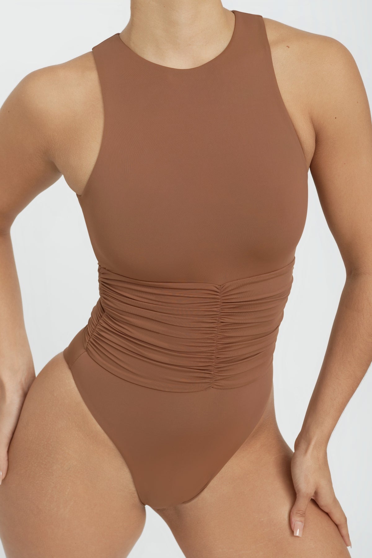 Jace One Piece Moderate Coverage - Brown Sugar