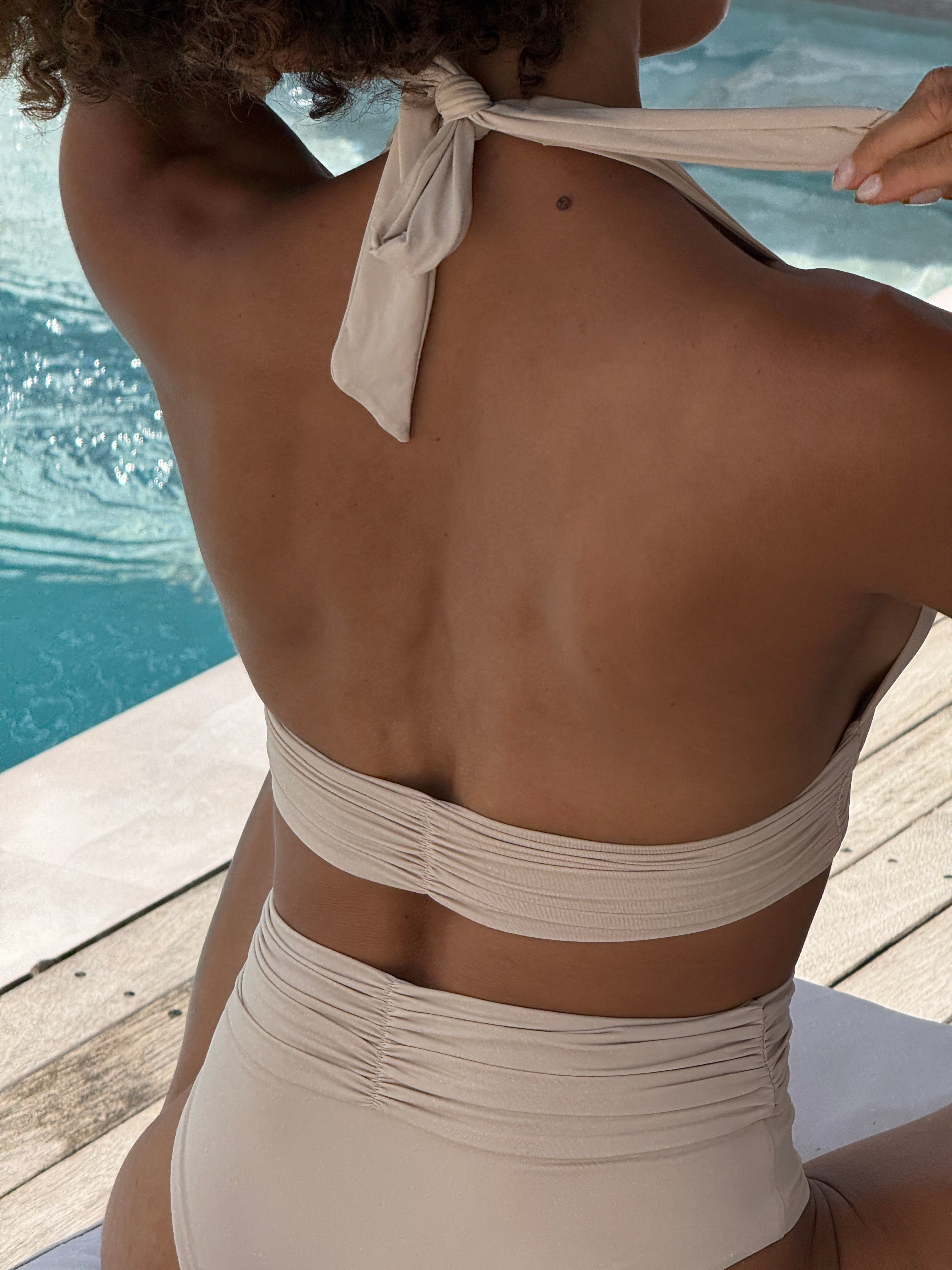 Carter Halter Top - Coconut
