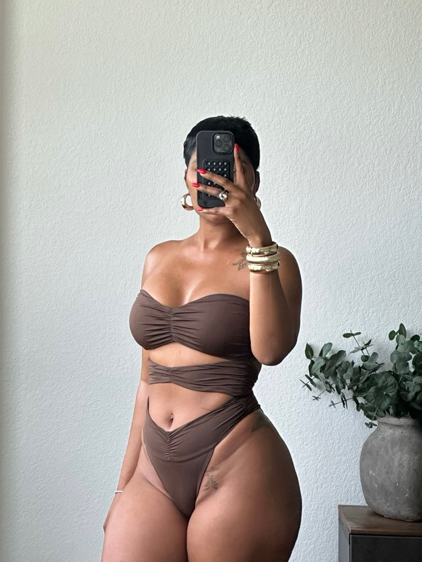 Willa Strapless One Piece - Black