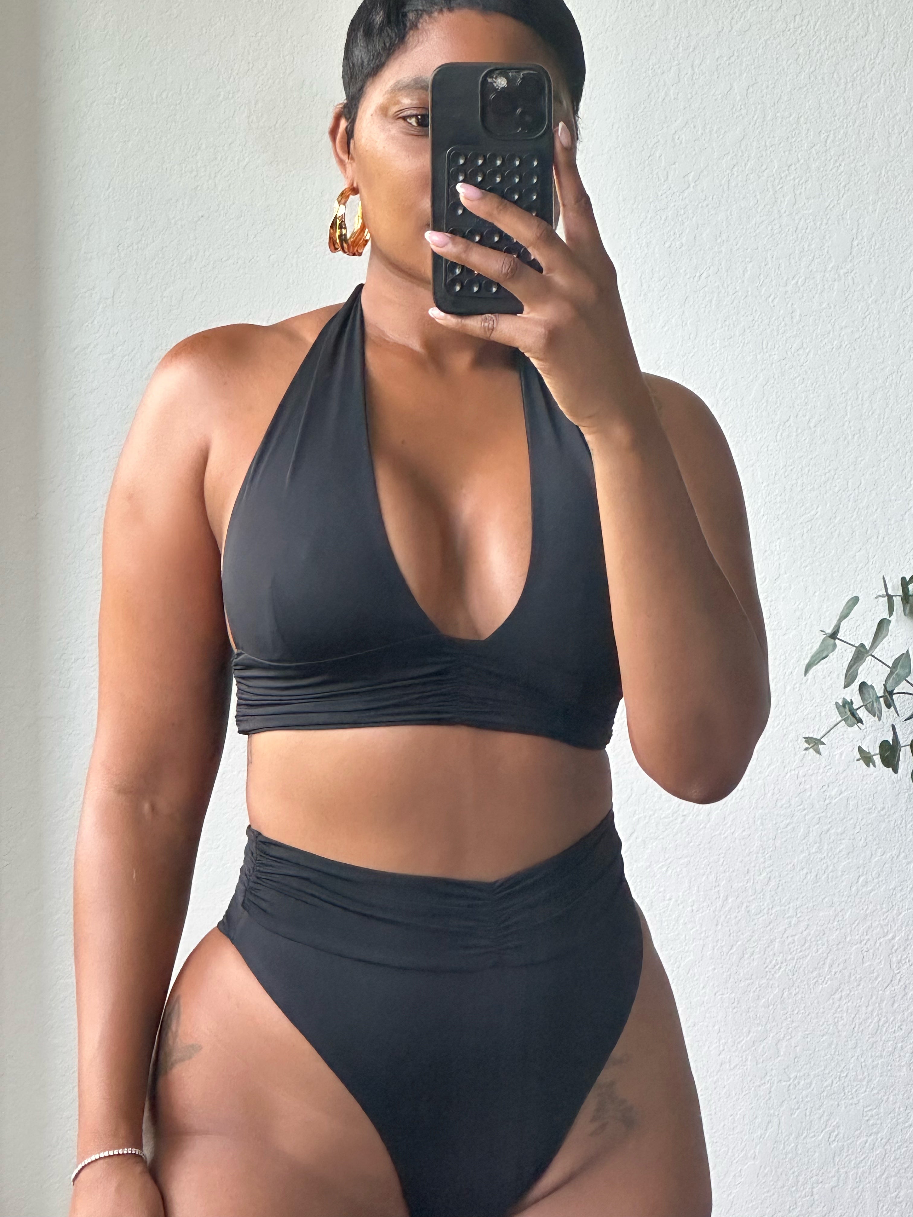 Carter Halter Top - Black