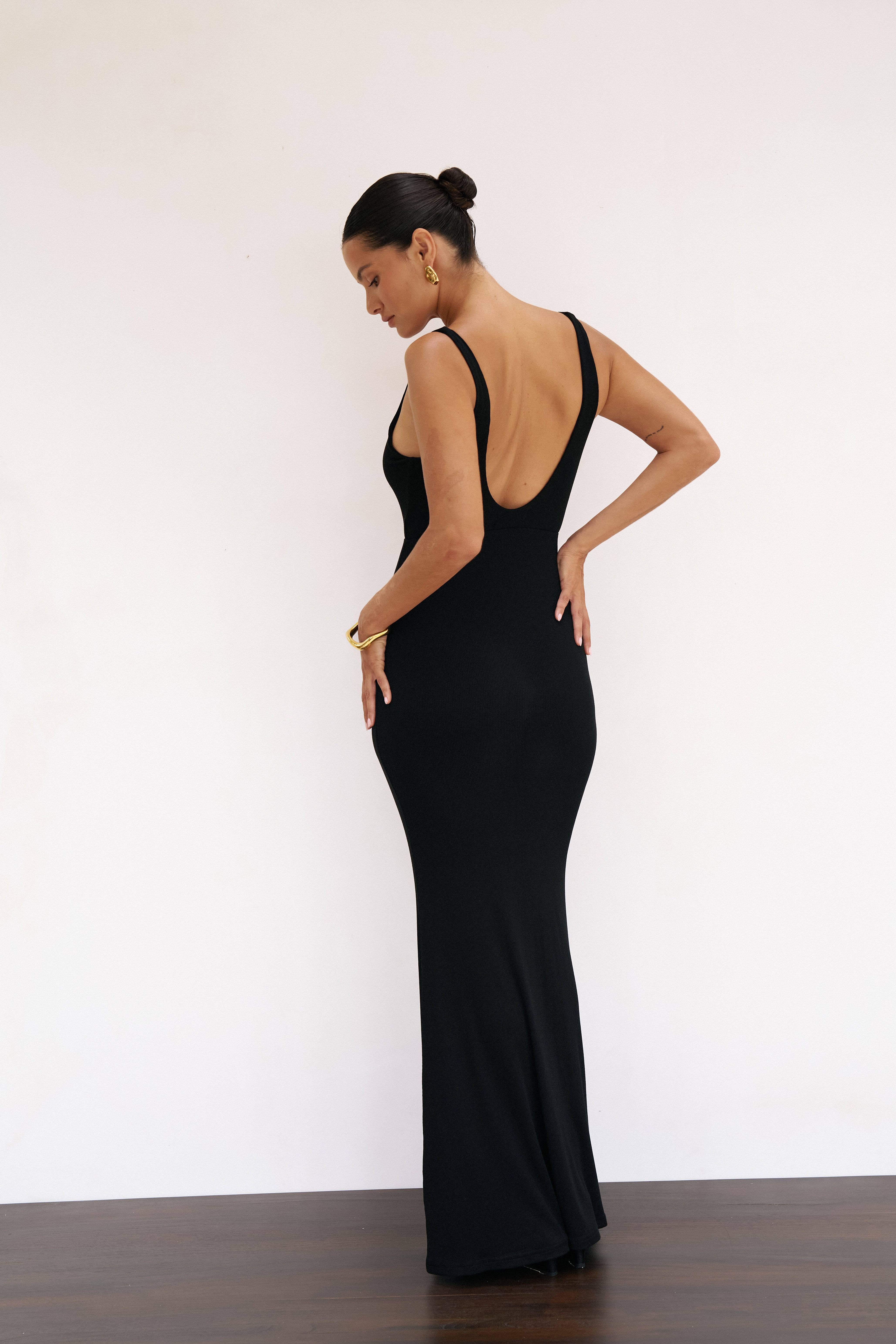 Reily Maxi Dress - Black S Reily Maxi Dress - Black S