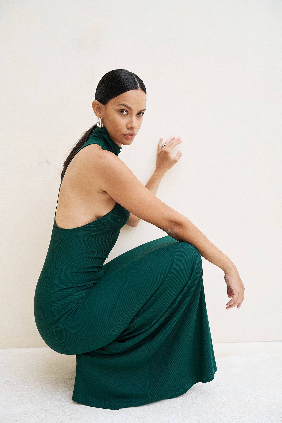 Maeve Maxi Dress - Forest Green M Maeve Maxi Dress - Forest Green M